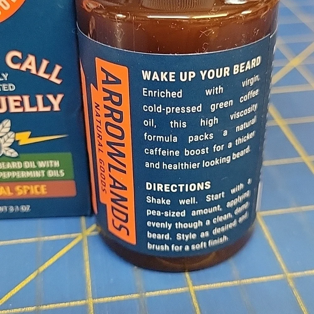 Arrowlands Wake Up Call Beard Jelly 3.1oz New Sealed Bottle